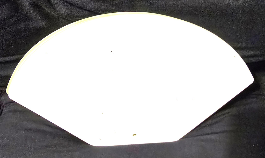 11X7 Fan Shaped Glass Pic