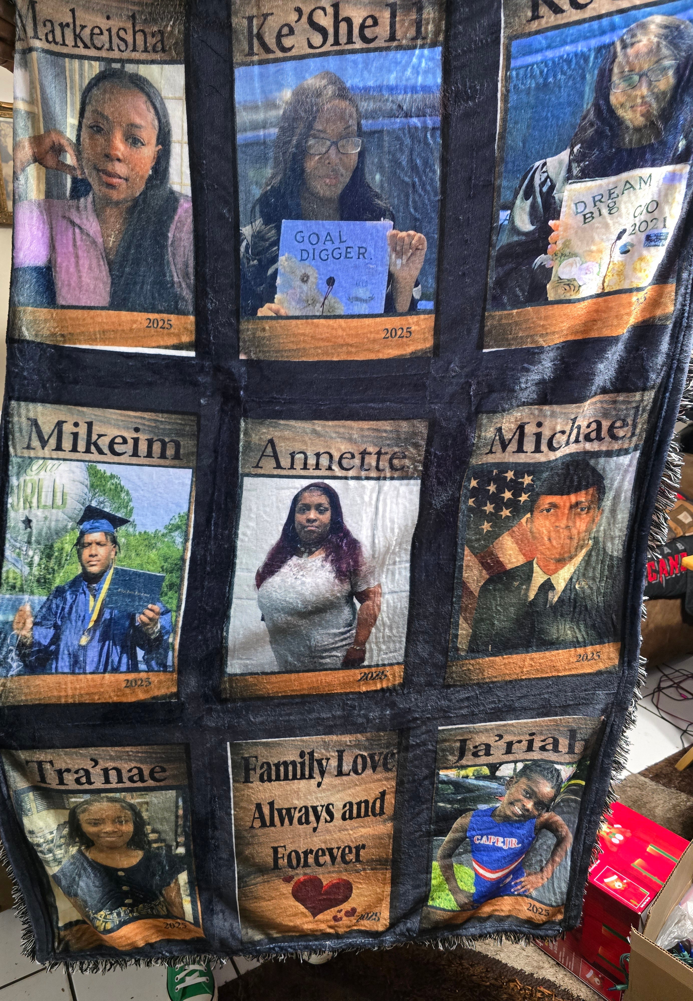 Panel Throw Blanket